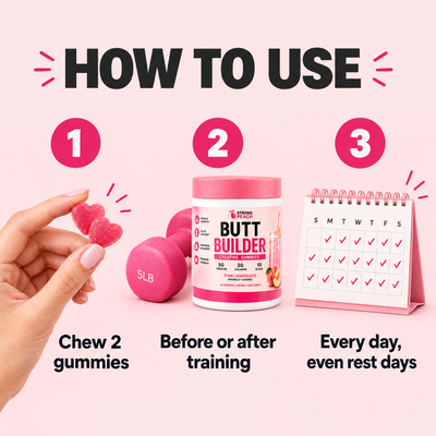 Butt Builder – Glute Growth Creatine Gummies